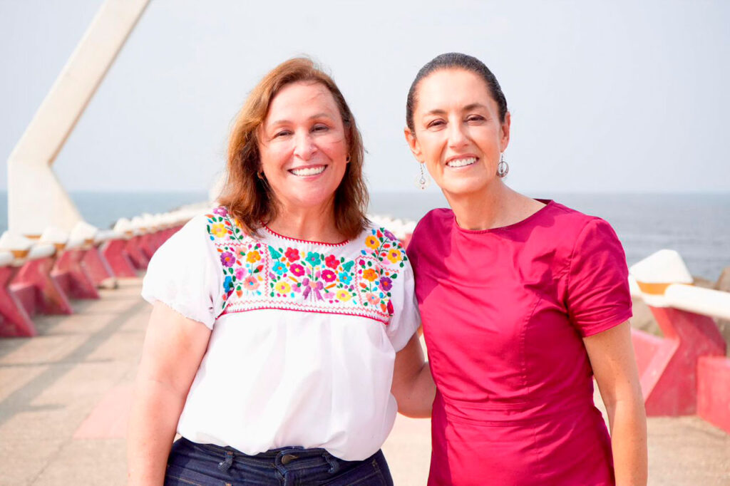 Rocío Nahle y Claudia Sheinbaum